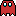 Hand-drawn cyan and red ghost sprite