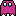 Hand-drawn green and pink ghost sprite