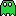 Hand-drawn orange and green ghost sprite